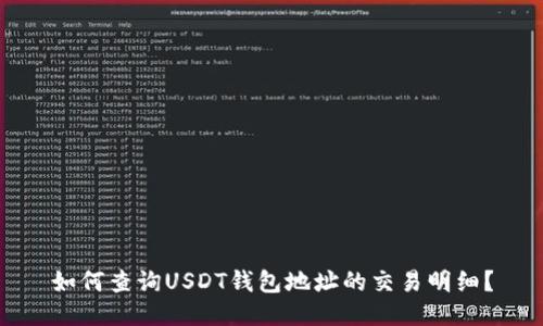 如何查询USDT钱包地址的交易明细？